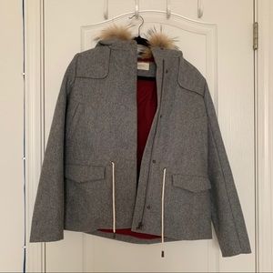 ba&sh Grey Winter Coat